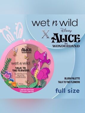🆕📦*BNIB* WET N WILD x Alice | Natural Blush palette Talk to the flowers